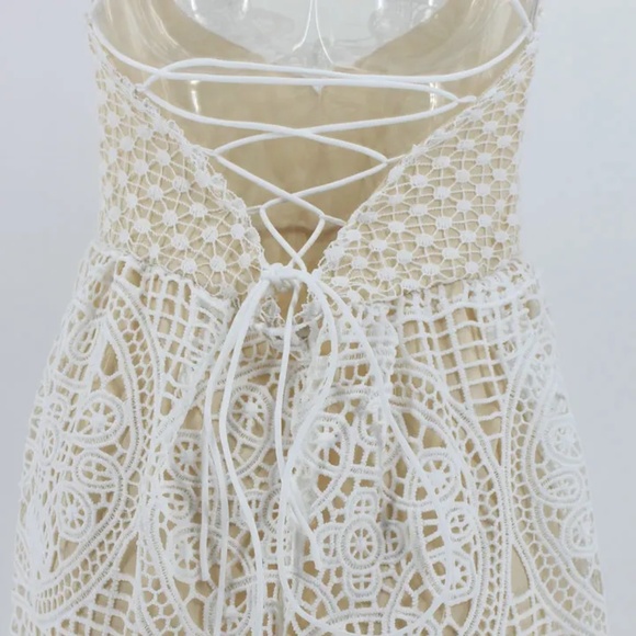 BellanBlue White Lace Midi Dress - Picture 12 of 12